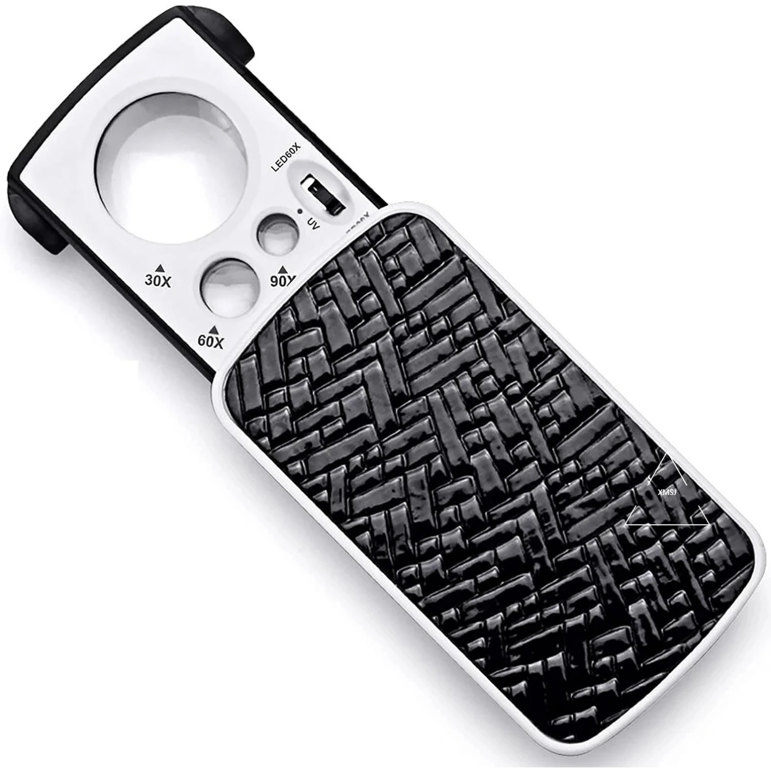 Jewelry Loupe Magnifier With LED UV Light 30X 60X 90X Jewelers Eye Magnifying Glass Fold For Gems Stamps Coins Watches Antiques 
Jewelry Loupe Magnifier With LED UV Light 30X 60X 90X Jewelers Eye Magnifying Glass Fold For Gems Stamps Coins Watches Antiques