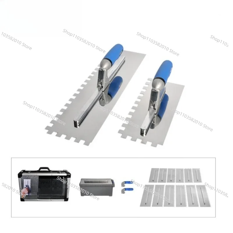 Stainless Steel U-Notch Trowel, Heavy Duty Square Notched Trowel for Large Format Tile and Stone
Stainless Steel U-Notch Trowel, Heavy Duty Square Notched Trowel for Large Format Tile and Stone