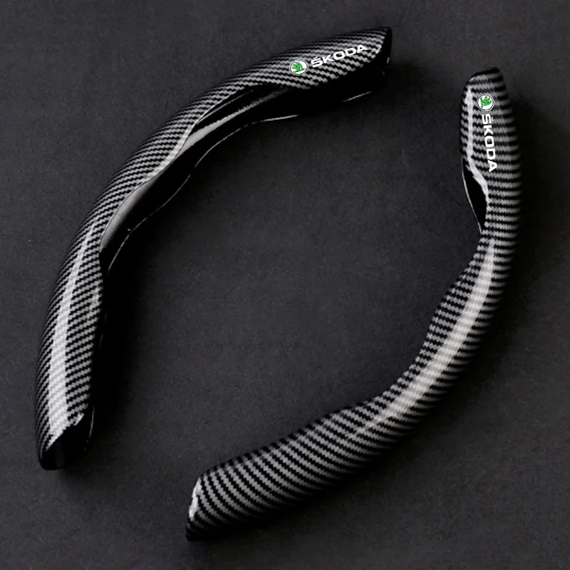 2PCS Carbon fiber Anti-Slip Car Steering Wheel Cover For Skoda Octavia A5 A7 RS Fabia Superb Rapid Kodiaq Karoq Auto Accessories
2PCS Carbon fiber Anti-Slip Car Steering Wheel Cover For Skoda Octavia A5 A7 RS Fabia Superb Rapid Kodiaq Karoq Auto Accessories