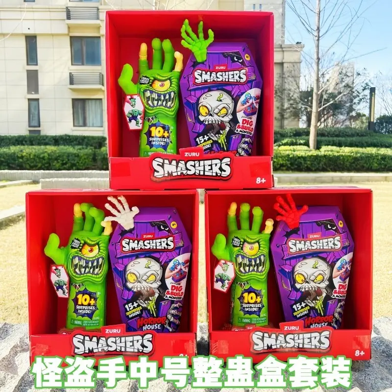 Оригинальный Zuru Smashers Horror House Make A Monster Series, набор интерактивных игрушек, приключенческие археологические раскопок, игрушки сокровищами
Оригинальный Zuru Smashers Horror House Make A Monster Series, набор интерактивных игрушек, приключенческие археологические раскопок, игрушки сокровищами