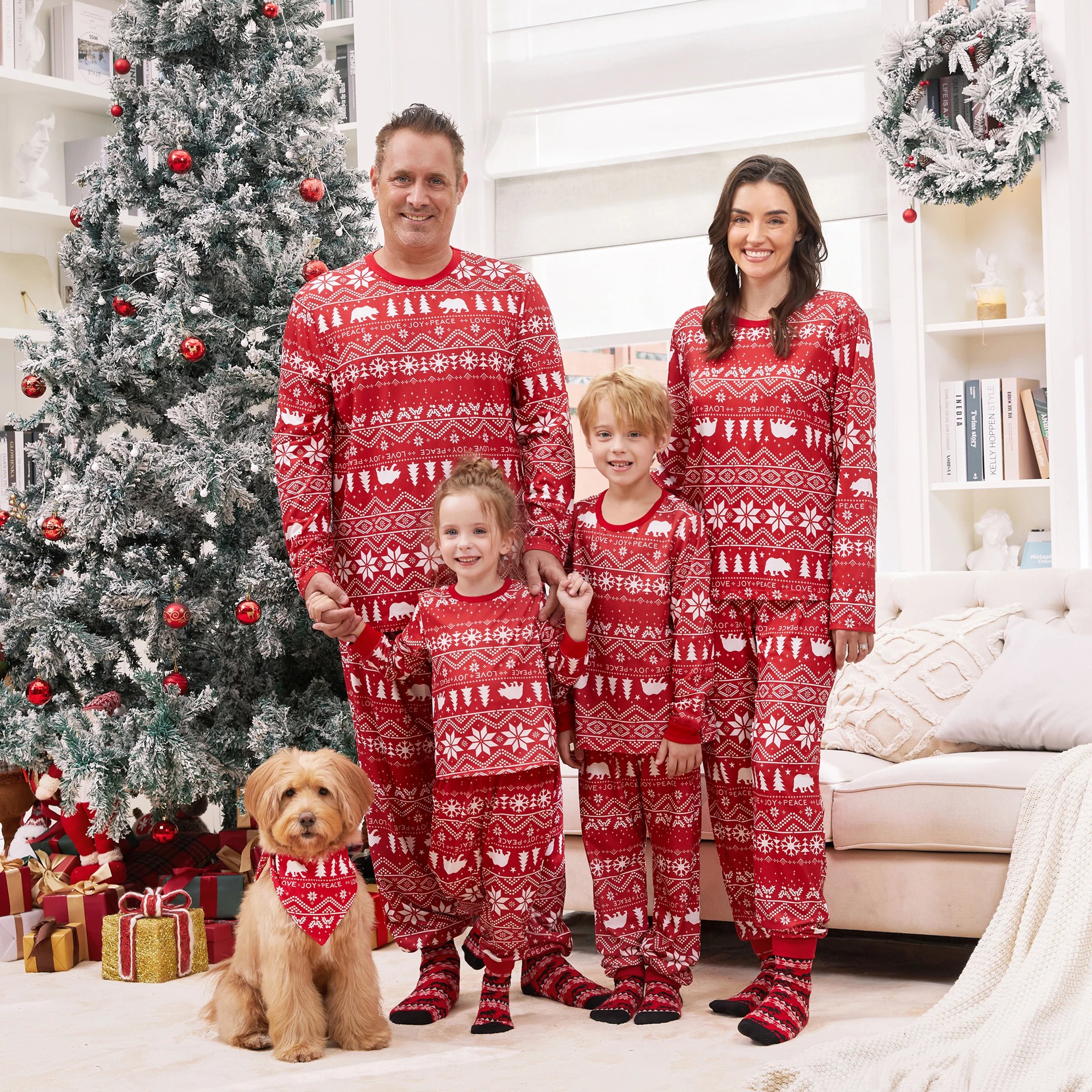 PatPat Traditional Christmas Print Family Matching Pajamas Sets
PatPat Traditional Christmas Print Family Matching Pajamas Sets