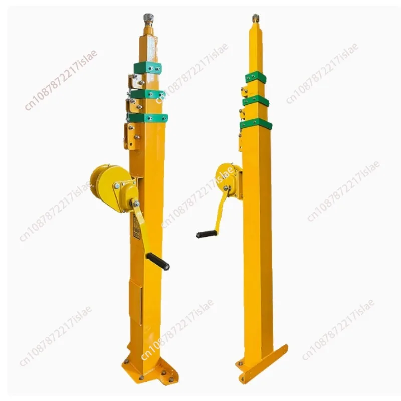 Hand cranked mechanical lifting mast manufacturer monitoring pole 4.5 meters, 6 meters, 7 meters, 9 meters
Hand cranked mechanical lifting mast manufacturer monitoring pole 4.5 meters, 6 meters, 7 meters, 9 meters