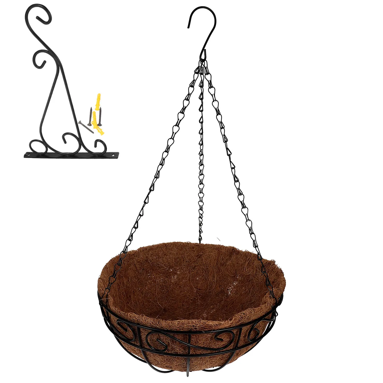 Sturdy Metal Hanging Planter Basket with Liner Ideal for Outdoor Plants Indoor Decor Garden Living Room Office Hanging
Sturdy Metal Hanging Planter Basket with Liner Ideal for Outdoor Plants Indoor Decor Garden Living Room Office Hanging