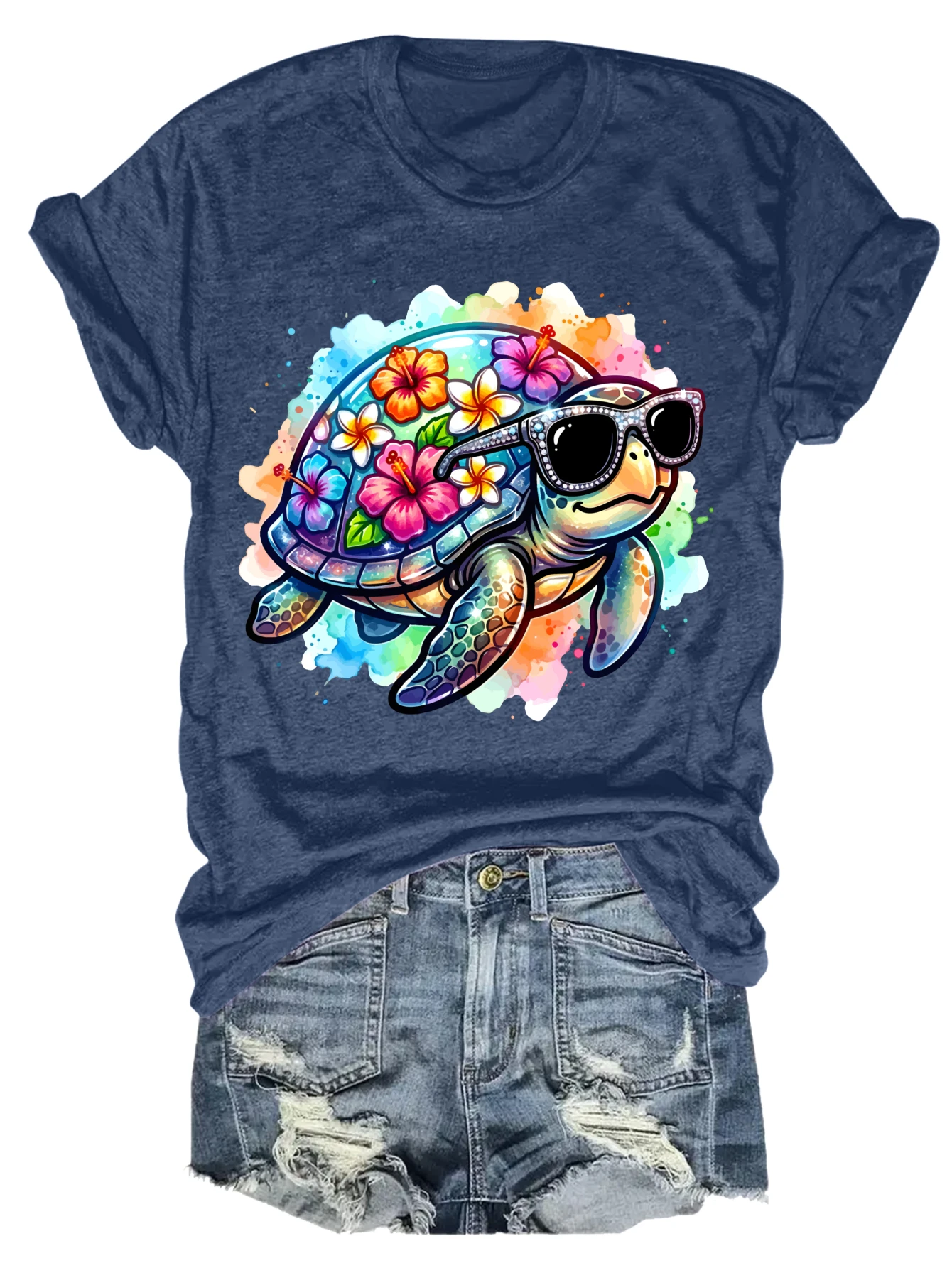 Women's plus size tank top Colorful Turtle With Flowers And Sunglasses Suitable for sports and daily wear summer fashion tops,
Women's plus size tank top Colorful Turtle With Flowers And Sunglasses Suitable for sports and daily wear summer fashion tops,