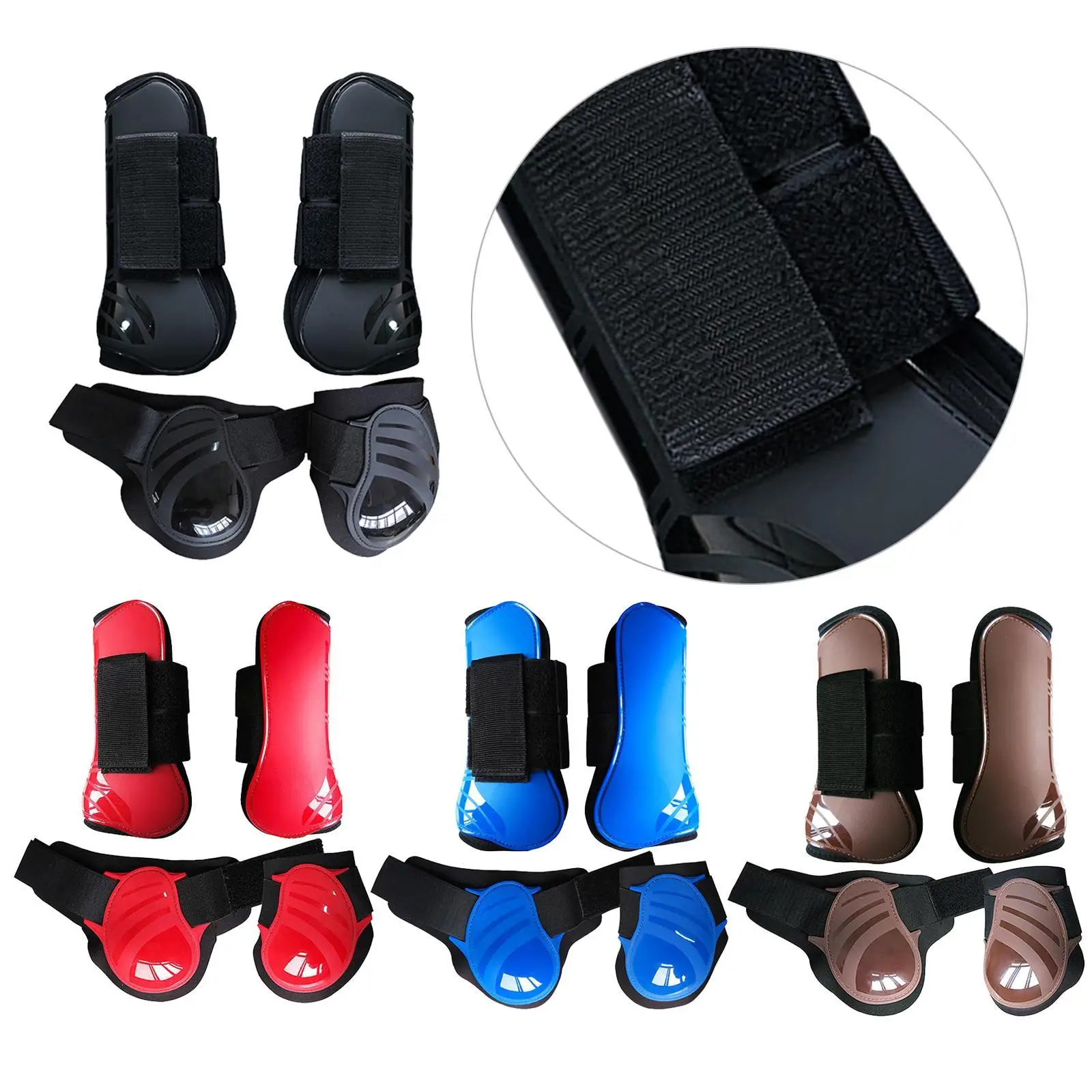 Horse Tendon Boot Neoprene PU Leg Guard Sport Boots Set Outdoor Training Gear for Equestrian Horse Riding
Horse Tendon Boot Neoprene PU Leg Guard Sport Boots Set Outdoor Training Gear for Equestrian Horse Riding