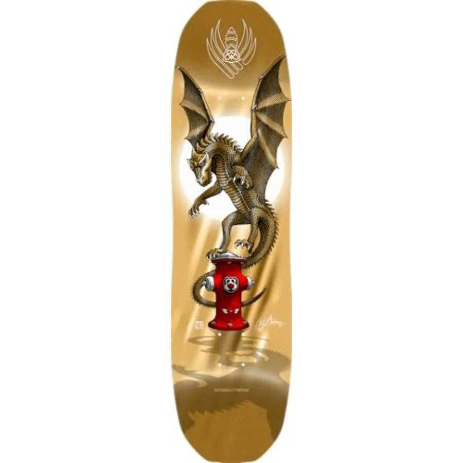 Andy Anderson Hydrant Flight Skateboard Deck, Gold Foil, 8.4" x 32"
Andy Anderson Hydrant Flight Skateboard Deck, Gold Foil, 8.4" x 32"