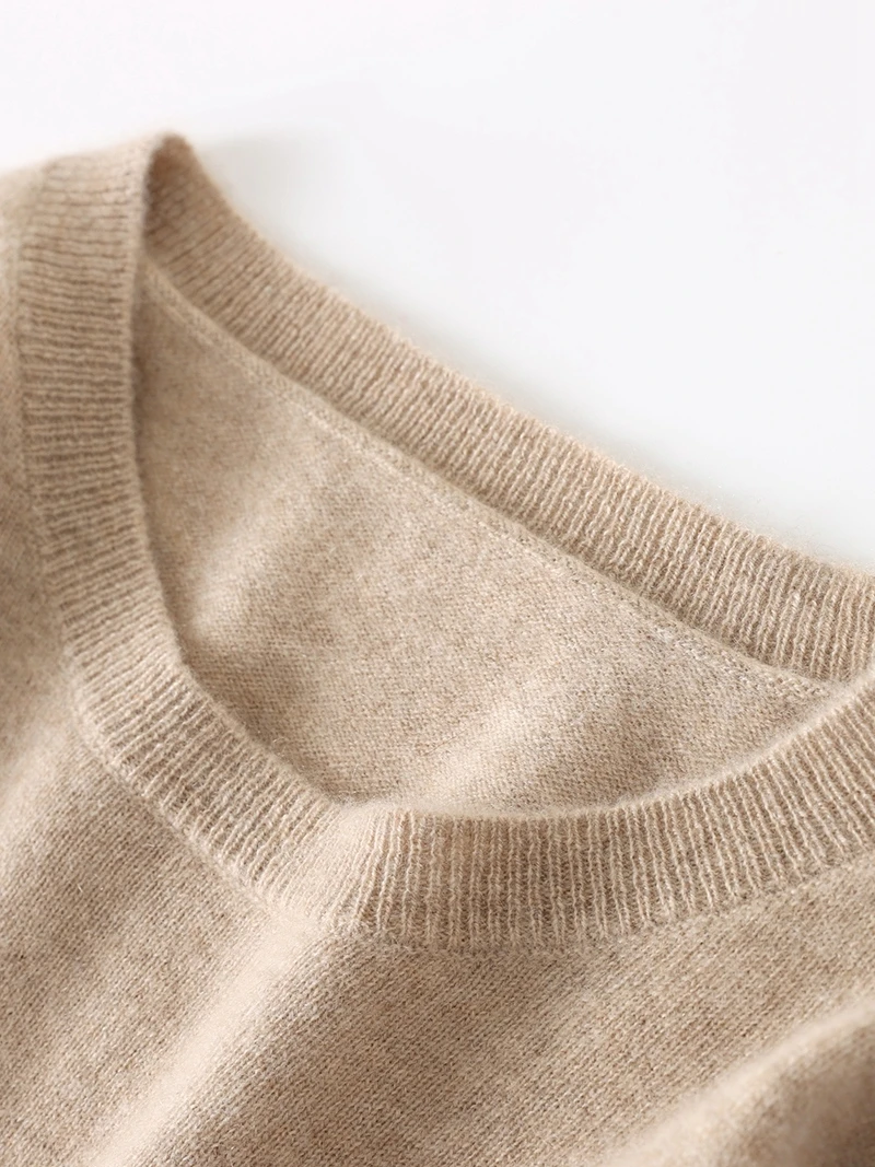 Women's Slim Fit Cashmere Knit Base Shirt round Neck Pullover Wool Sweater Korean Style Commute Fashion Color Long Sleeve
Women's Slim Fit Cashmere Knit Base Shirt round Neck Pullover Wool Sweater Korean Style Commute Fashion Color Long Sleeve
