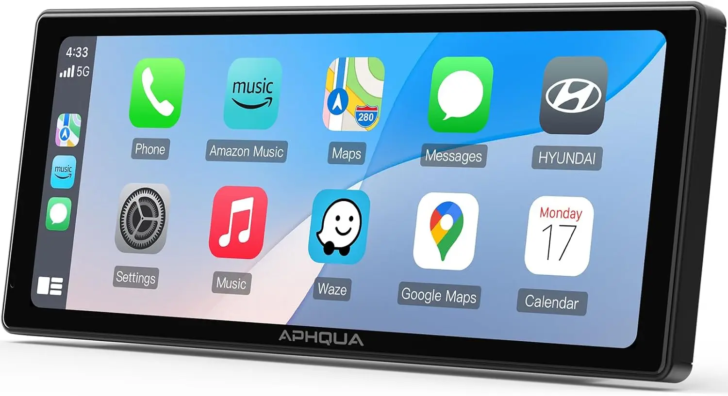 10,26-дюймовый беспроводной экран CarPlay и Android Auto с камерой заднего вида, портативный сенсорный дисплей для автомобилей, грузовиков и внедорожников
10,26-дюймовый беспроводной экран CarPlay и Android Auto с камерой заднего вида, портативный сенсорный дисплей для автомобилей, грузовиков и внедорожников