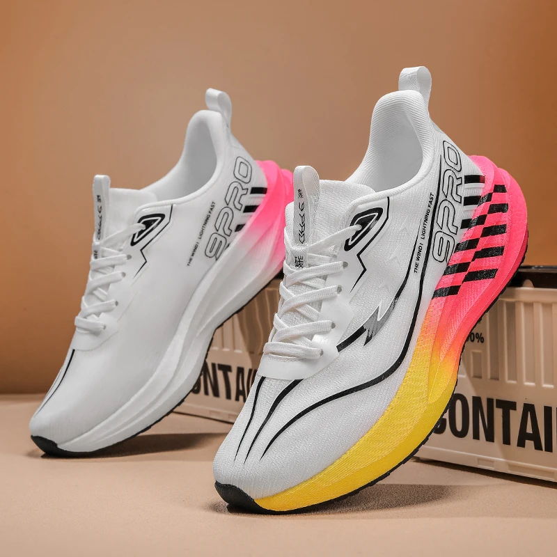 Running Shoes Carbon Board Marathon Men Sports Tenis Breathable Lightweight Women's Comfortable Athletic Nonskid Casual Sneakers
Running Shoes Carbon Board Marathon Men Sports Tenis Breathable Lightweight Women's Comfortable Athletic Nonskid Casual Sneakers