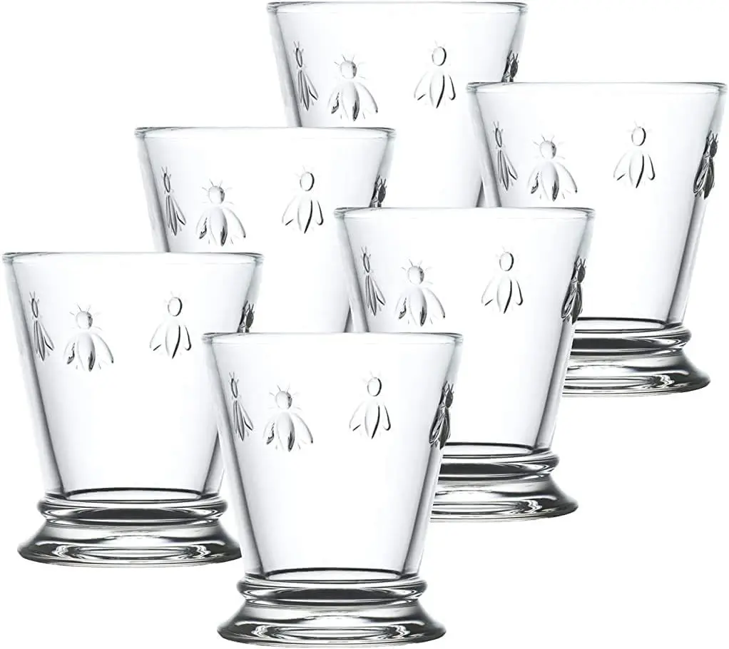 La Rochere Napoleon Bee Tumbler Set of 6 – La Rochere Bee Glassware Sets – Fancy Glassware Drinking Glasses (9 oz)
La Rochere Napoleon Bee Tumbler Set of 6 – La Rochere Bee Glassware Sets – Fancy Glassware Drinking Glasses (9 oz)