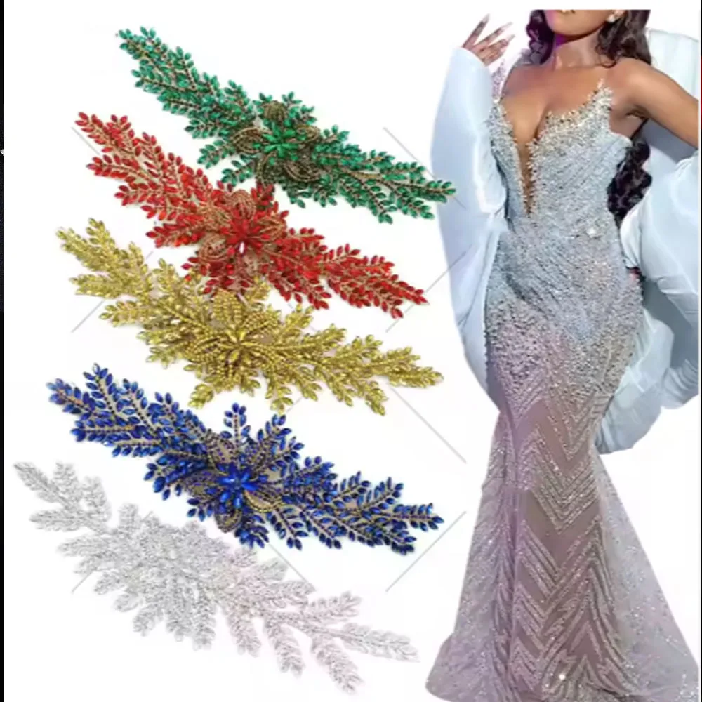 DZ135 Elegant 3D Wire Handmade Corsage Strass Shinny Flower Patches Rhinestones Crystal and Applique for Gown Dresses Sewing
DZ135 Elegant 3D Wire Handmade Corsage Strass Shinny Flower Patches Rhinestones Crystal and Applique for Gown Dresses Sewing