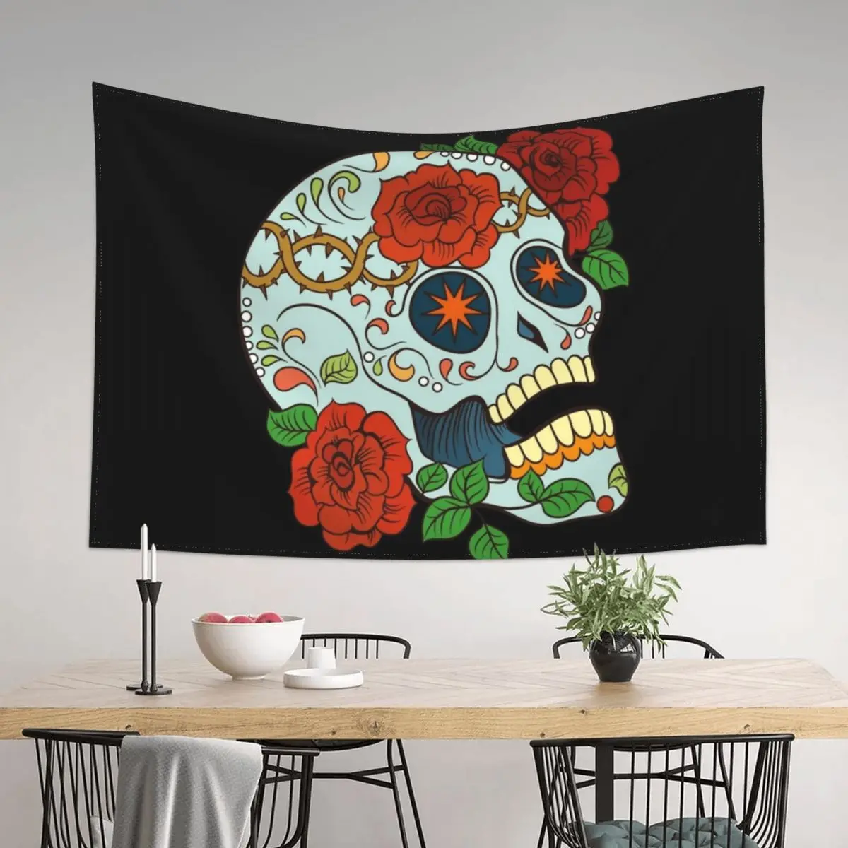 Sugar Skull Green Rose Tapestry Decor For Room Wall Decor Hanging Nordic Home Decor Tapestry
Sugar Skull Green Rose Tapestry Decor For Room Wall Decor Hanging Nordic Home Decor Tapestry