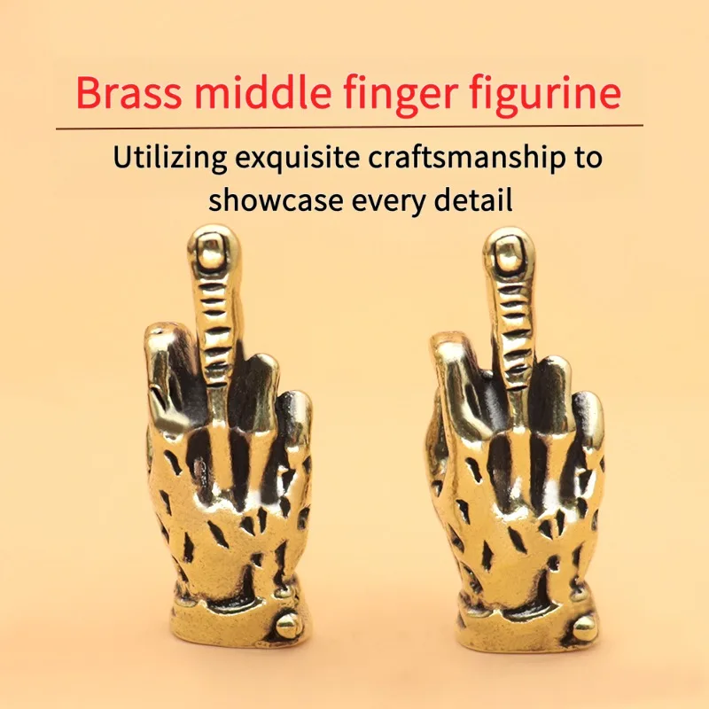Bronze Middle Finger Hand Gesture Sculpture Ins Style Desktop Decorative Stress Relief Creative Gift for Individual Declaration
Bronze Middle Finger Hand Gesture Sculpture Ins Style Desktop Decorative Stress Relief Creative Gift for Individual Declaration