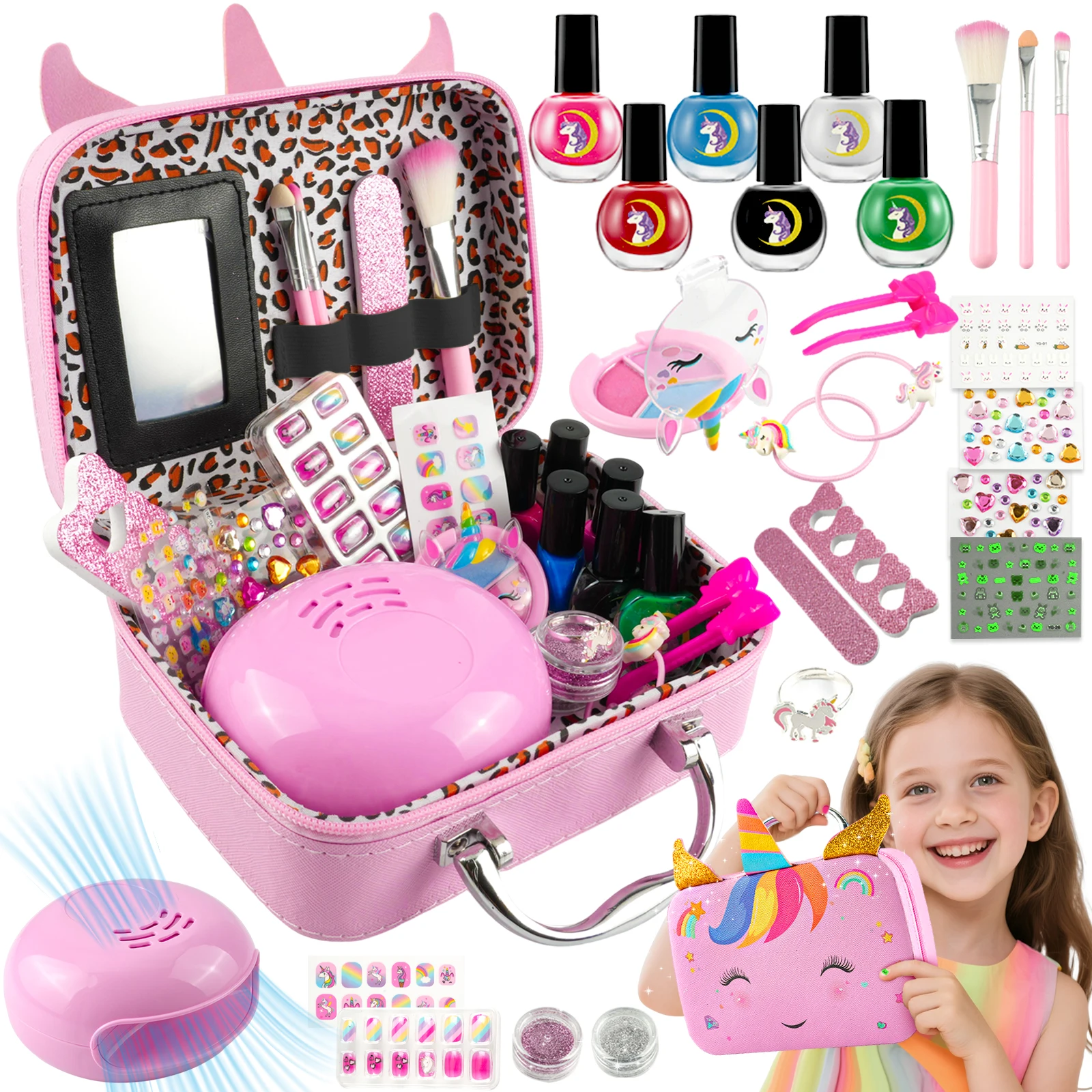 Набор для маникюра для детей: нетоксичный, быстросохнущий, с сушилкой и снимаемым лаком, идеальный подарок для девочек
Набор для маникюра для детей: нетоксичный, быстросохнущий, с сушилкой и снимаемым лаком, идеальный подарок для девочек