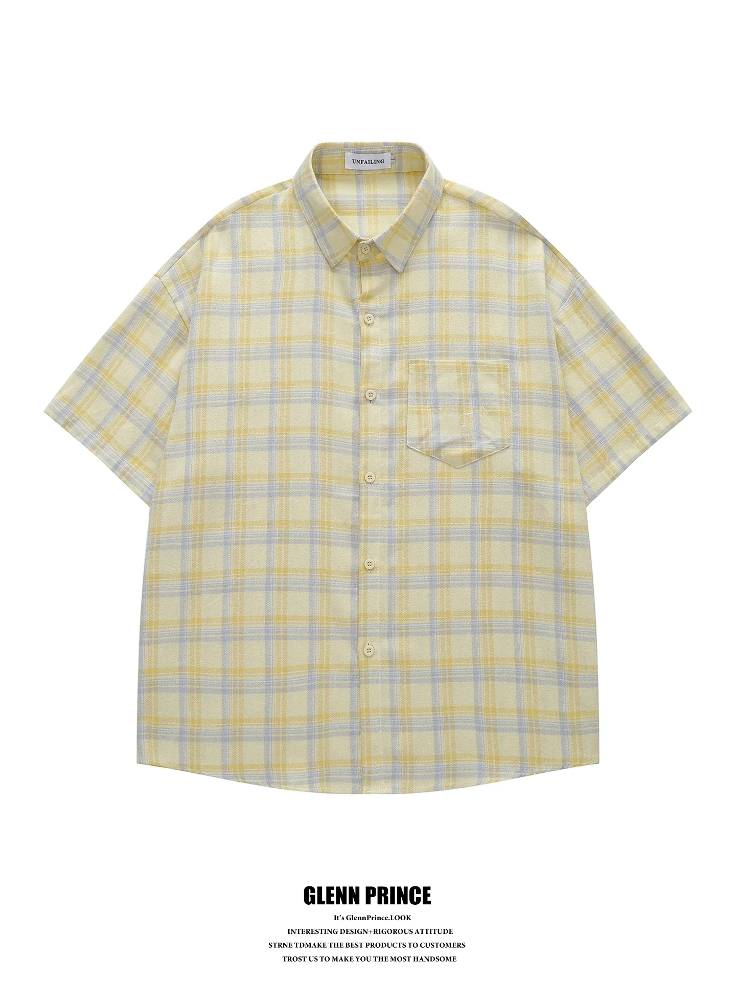 GPstudio American Retro Pocket Doggie Plaid Short Sleeve Casual Shirt Men Summer Lazy Style Half Sleeve Breathable Cotton Pol...
GPstudio American Retro Pocket Doggie Plaid Short Sleeve Casual Shirt Men Summer Lazy Style Half Sleeve Breathable Cotton Pol...