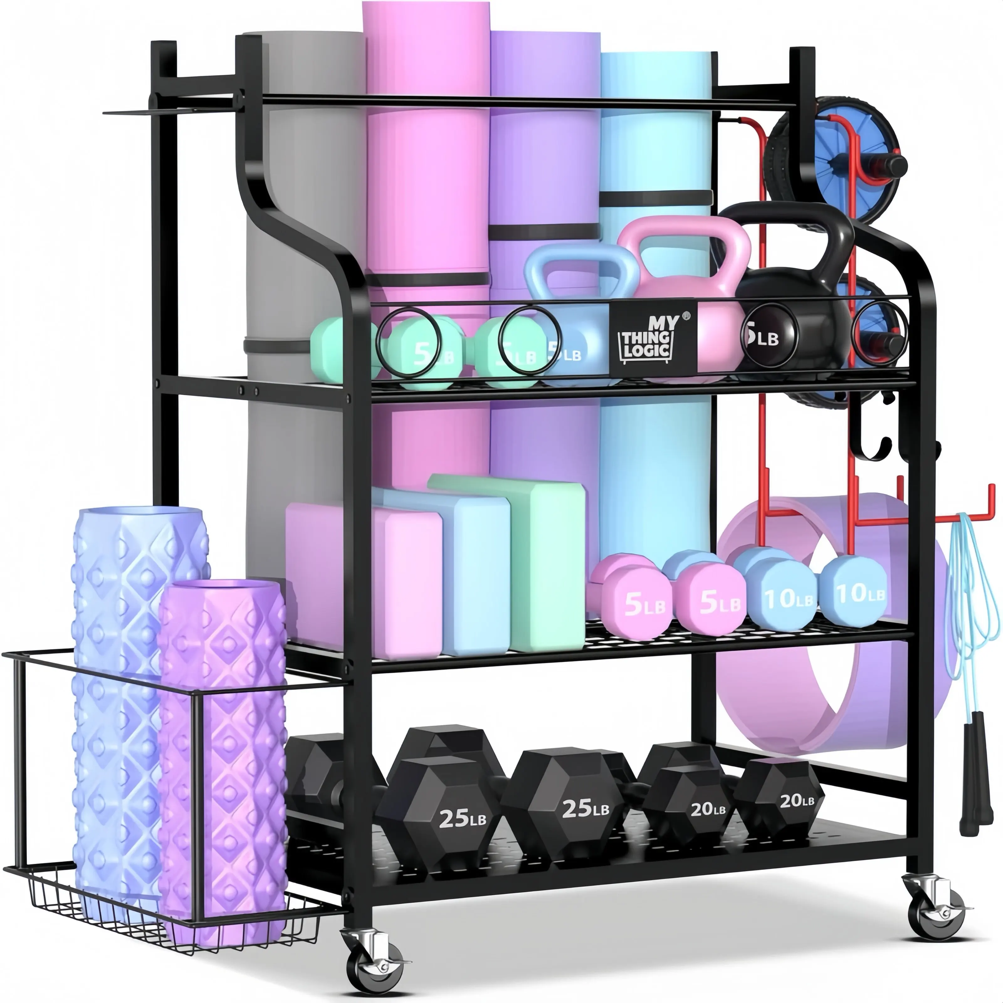 Fitness Equipment Storage Rack Household Yoga Products Shelf Gym Private Training Equipment Large Capacity Storage Rack
Fitness Equipment Storage Rack Household Yoga Products Shelf Gym Private Training Equipment Large Capacity Storage Rack