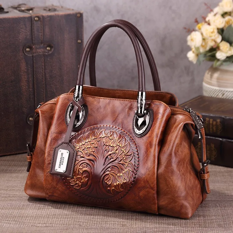 Johnature 2025 New Chinese Style Large Capacity Handbag Retro Embossed Women's Bag Versatile Shoulder Crossbody Bag
Johnature 2025 New Chinese Style Large Capacity Handbag Retro Embossed Women's Bag Versatile Shoulder Crossbody Bag