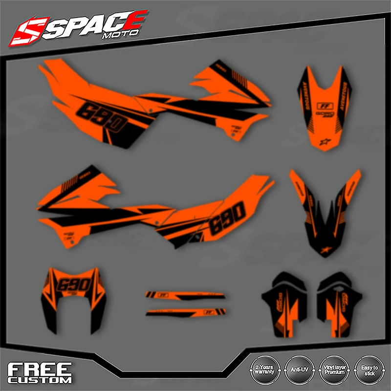 SPACE Custom Motorcycle Graphics For KTM 2013 2014 2015 2016 2017 2018 690 ENDURO Decal Stickers Kits 001
SPACE Custom Motorcycle Graphics For KTM 2013 2014 2015 2016 2017 2018 690 ENDURO Decal Stickers Kits 001