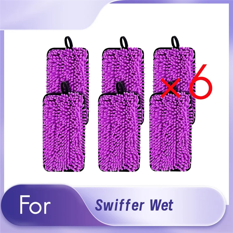 Эффективная - 6 упаковок многоразовой швабры для Swiffer для влажной уборки сухой и влажной уборки для всех типов пола
Эффективная - 6 упаковок многоразовой швабры для Swiffer для влажной уборки сухой и влажной уборки для всех типов пола
