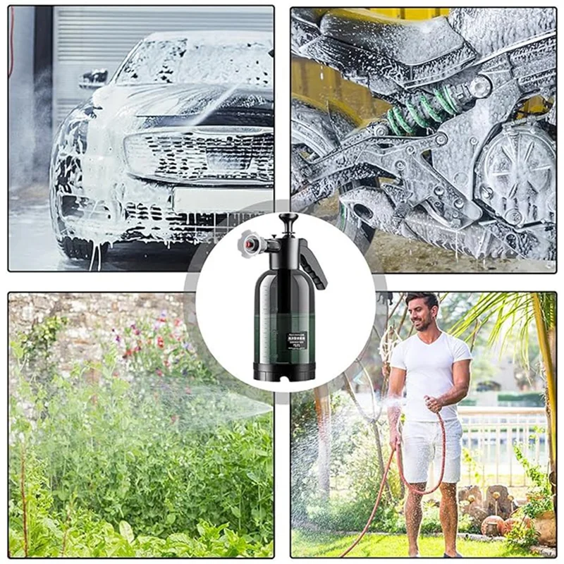 Высококачественный 2-литровый распылитель пены - ручной распылитель пены для мытья автомобиля, распылитель мыла для чистки газонов и сада, уборка транспортных средств
Высококачественный 2-литровый распылитель пены - ручной распылитель пены для мытья автомобиля, распылитель мыла для чистки газонов и сада, уборка транспортных средств