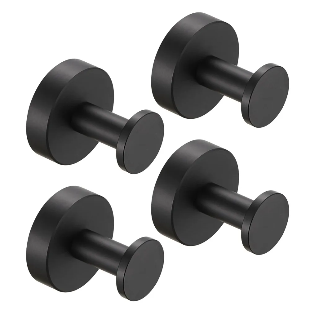 Round Base Wall Hanging Coat Hook with Screws- Matte Black Towel Hook 4 Pack Abinet Wardrobe Bathroom Bedroom Furniture Hardware
Round Base Wall Hanging Coat Hook with Screws- Matte Black Towel Hook 4 Pack Abinet Wardrobe Bathroom Bedroom Furniture Hardware