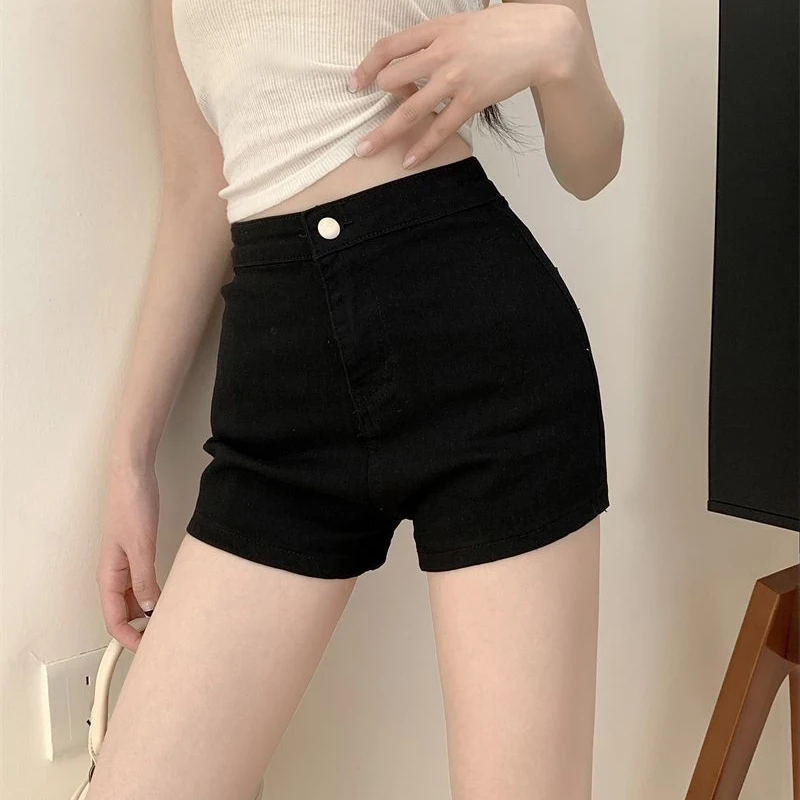 Hot Sale Summer Female High Waist Solid Denim Hot Shorts Lady Slim Fit Thin Mini Pants Girls Fashion Casual Short Jeans
Hot Sale Summer Female High Waist Solid Denim Hot Shorts Lady Slim Fit Thin Mini Pants Girls Fashion Casual Short Jeans