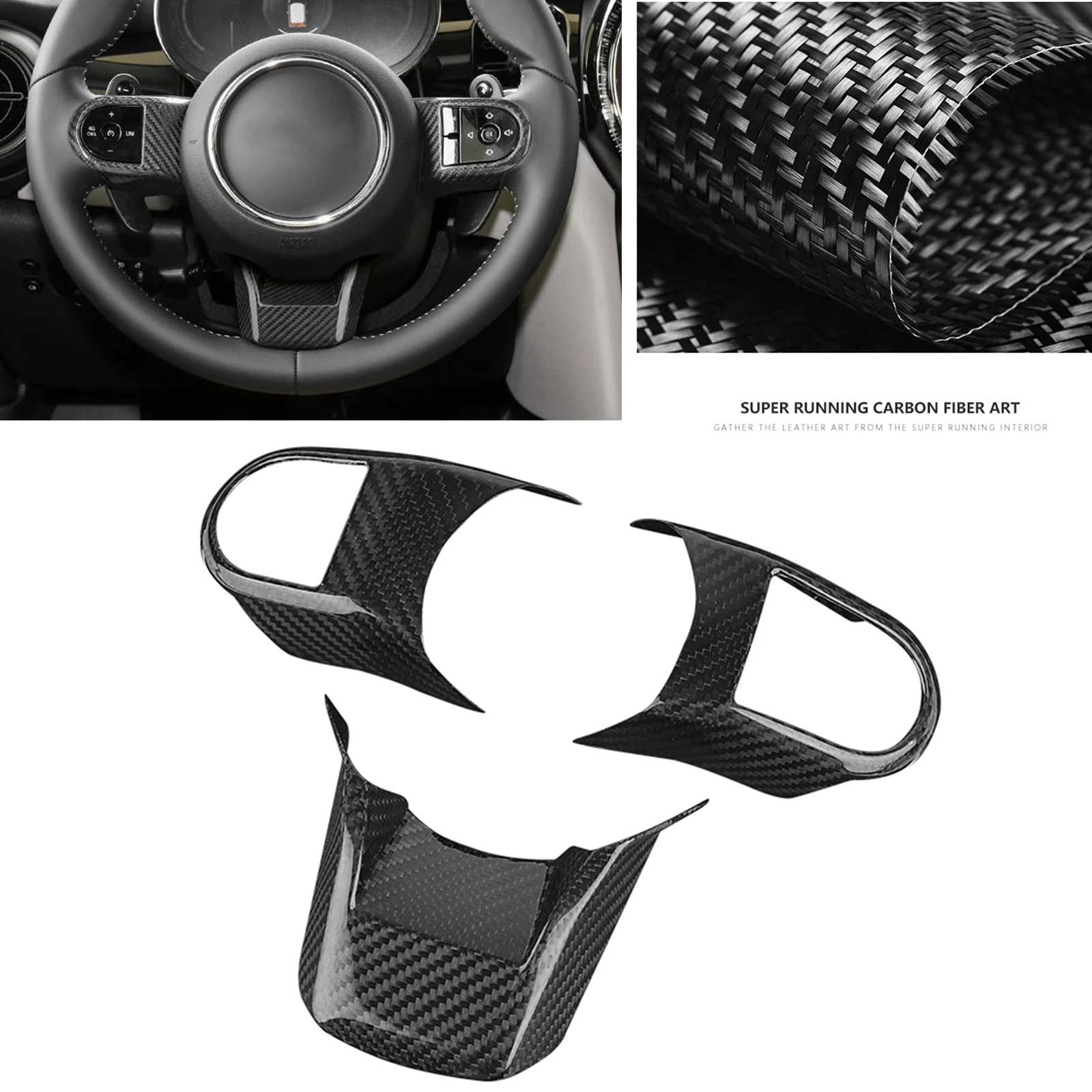Для BMW MINI Cooper F55 F56 F57 2021-2022 улучшенная модель углеродного волокна Автомобильная шестерня рулевого колеса панель Крышка отделка наклейка комплект рамка
Для BMW MINI Cooper F55 F56 F57 2021-2022 улучшенная модель углеродного волокна Автомобильная шестерня рулевого колеса панель Крышка отделка наклейка комплект рамка