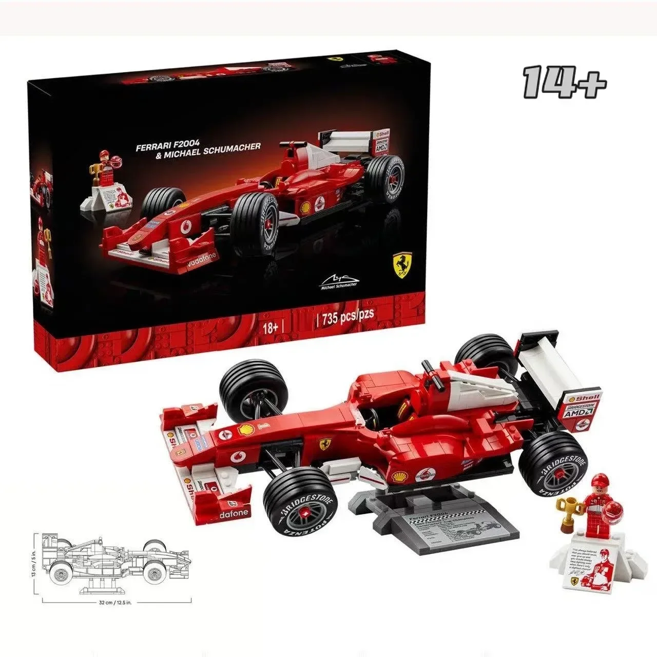 Disney Innovative 11375 735pcs Collection Display F1 Mechanical Car Bricks Set Family Fun Premium Design Celebration Party
Disney Innovative 11375 735pcs Collection Display F1 Mechanical Car Bricks Set Family Fun Premium Design Celebration Party