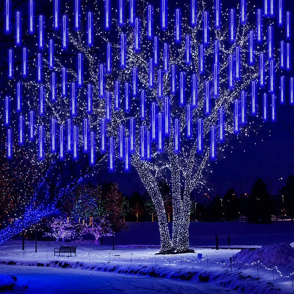 30/50cm LED Meteor Shower Rain String Light Waterproof Garden Fairy Garland 8 Tubes Christmas Wedding Holiday Decoration Lamp
30/50cm LED Meteor Shower Rain String Light Waterproof Garden Fairy Garland 8 Tubes Christmas Wedding Holiday Decoration Lamp