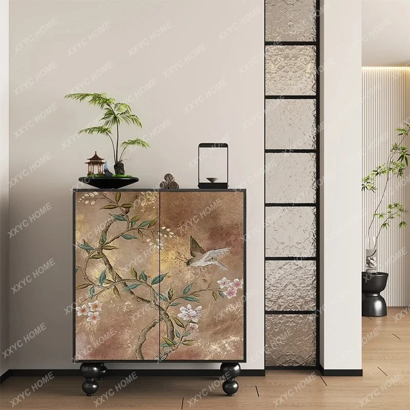 *New Chinese style Xishang branch solid wood shoe cabinet storage integrated solid wood storage cabinet
*New Chinese style Xishang branch solid wood shoe cabinet storage integrated solid wood storage cabinet