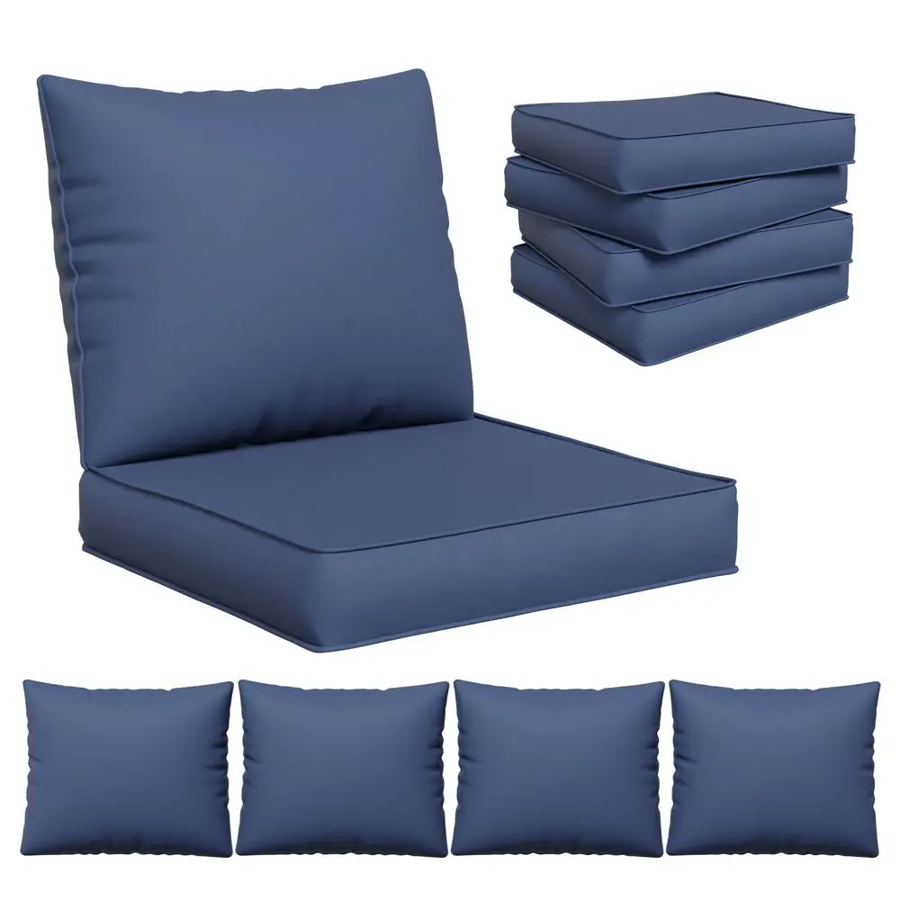 Outdoor Chair Cushions Set of 4 for Patio Furniture, Replacement Cushions for Outdoor Furniture, Deep Seat Couch Cushion Set wi
Outdoor Chair Cushions Set of 4 for Patio Furniture, Replacement Cushions for Outdoor Furniture, Deep Seat Couch Cushion Set wi