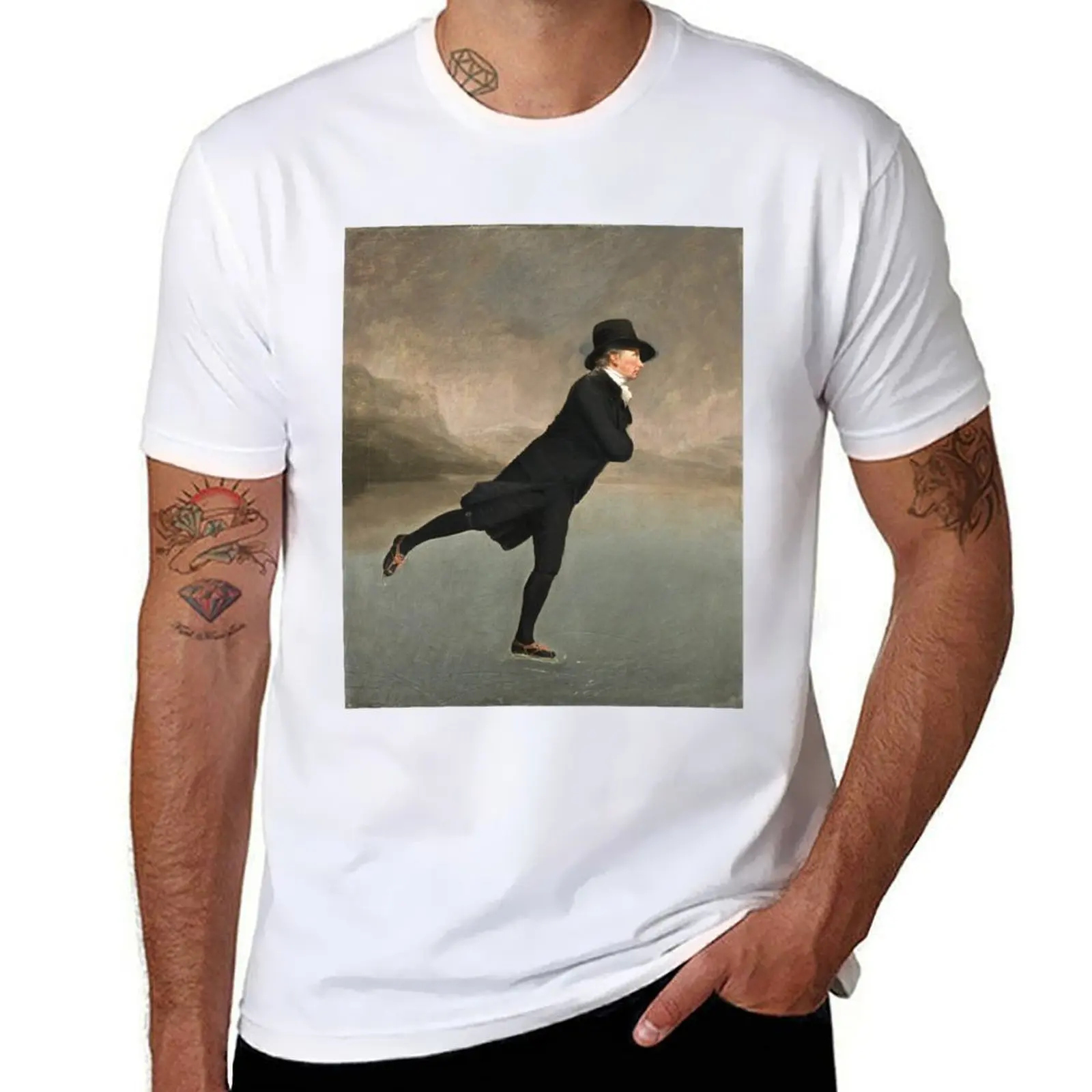 Henry Raeburn - Reverend Dr Robert Walker (1755 - 1808) Skating On Duddingston Loch T-Shirt printed t shirts for man T-Shirt
Henry Raeburn - Reverend Dr Robert Walker (1755 - 1808) Skating On Duddingston Loch T-Shirt printed t shirts for man T-Shirt