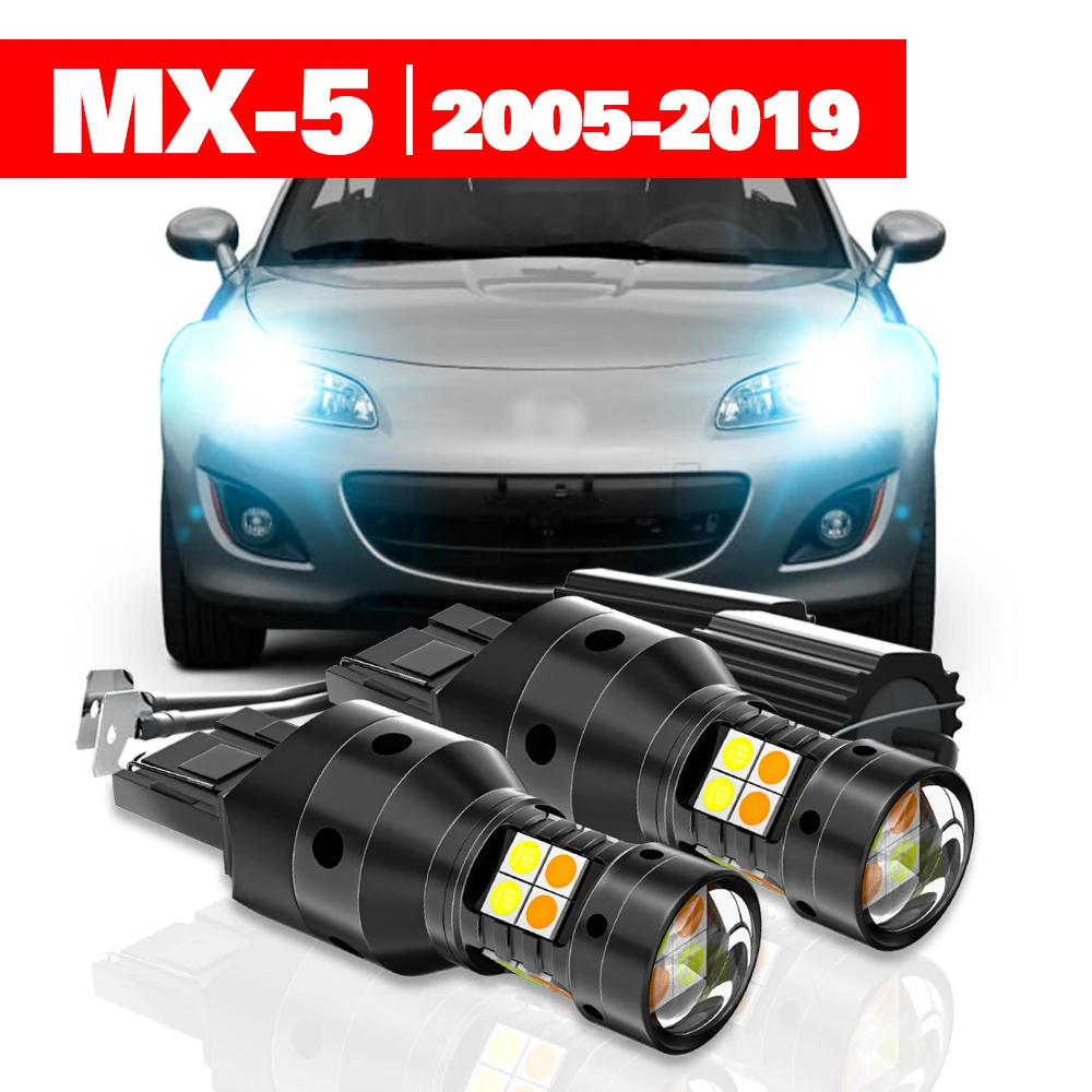 Для Mazda MX-5 MX5 2005-2019 2 шт. светодиодный двухрежимный указатель поворота + дневные ходовые огни DRL аксессуары 2012 2013 2014 2015 2016 2017
Для Mazda MX-5 MX5 2005-2019 2 шт. светодиодный двухрежимный указатель поворота + дневные ходовые огни DRL аксессуары 2012 2013 2014 2015 2016 2017