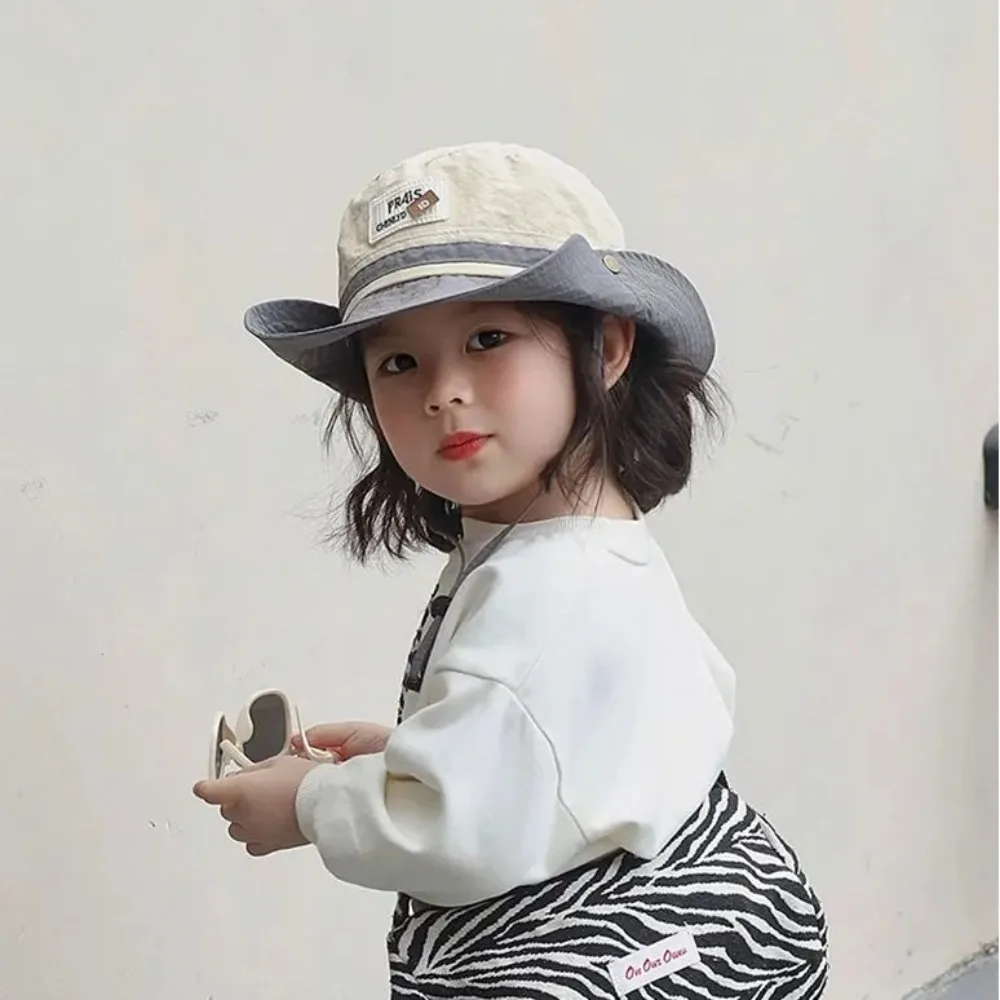 New Anti-Sun Bucket Hat Anti-UV Breathable Sunscreen Hat Adjustable Fisherman Hat Boys and Girl's
New Anti-Sun Bucket Hat Anti-UV Breathable Sunscreen Hat Adjustable Fisherman Hat Boys and Girl's