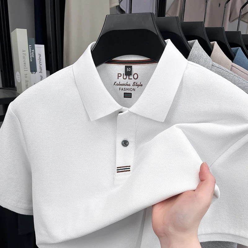 2026 Summer Men's Business Casual Collared Short-Sleeved Polo Shirt
2026 Summer Men's Business Casual Collared Short-Sleeved Polo Shirt