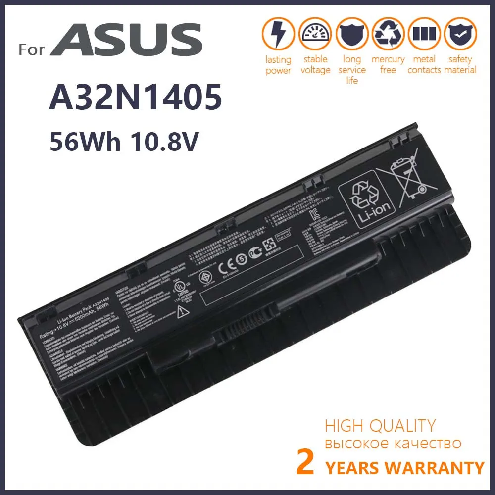 Оригинальная фотовспышка A32N1405 Аккумулятор для ноутбука Asus G551 G551J G551JK G551JM G771 G771J G771JK N551J N551JW G58JM N551 N551Z N551ZU
Оригинальная фотовспышка A32N1405 Аккумулятор для ноутбука Asus G551 G551J G551JK G551JM G771 G771J G771JK N551J N551JW G58JM N551 N551Z N551ZU
