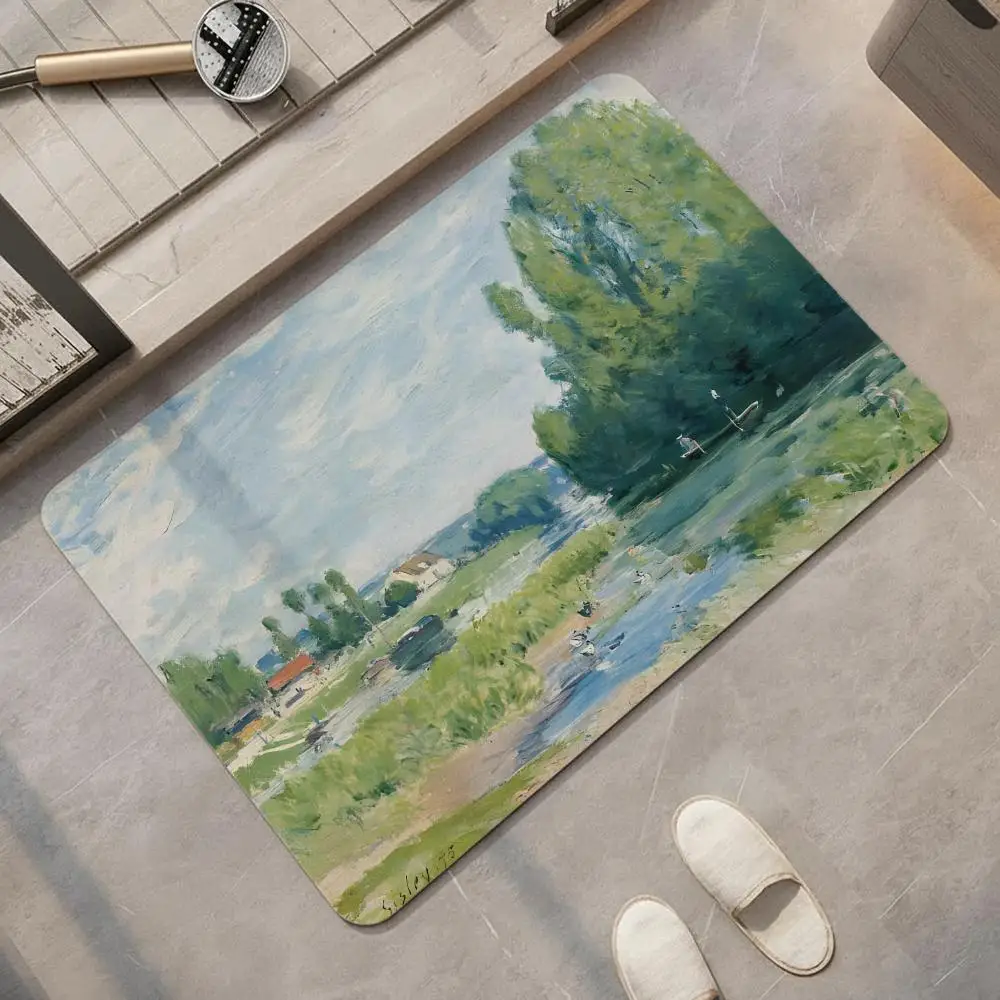 Art Alfred Sisley Floor Mat Diatomite Bath Mat, Quick Dry, Absorbent, Multi-Scene Mat
Art Alfred Sisley Floor Mat Diatomite Bath Mat, Quick Dry, Absorbent, Multi-Scene Mat