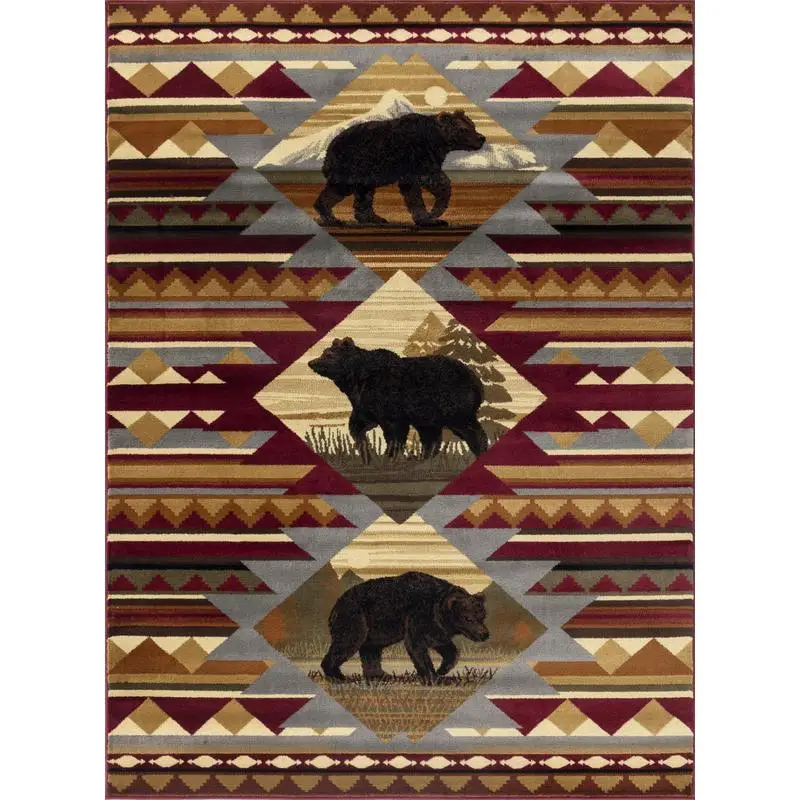 Multi Lodge Area Rug 7 ft 10 in x 10 ft 3 in
Multi Lodge Area Rug 7 ft 10 in x 10 ft 3 in