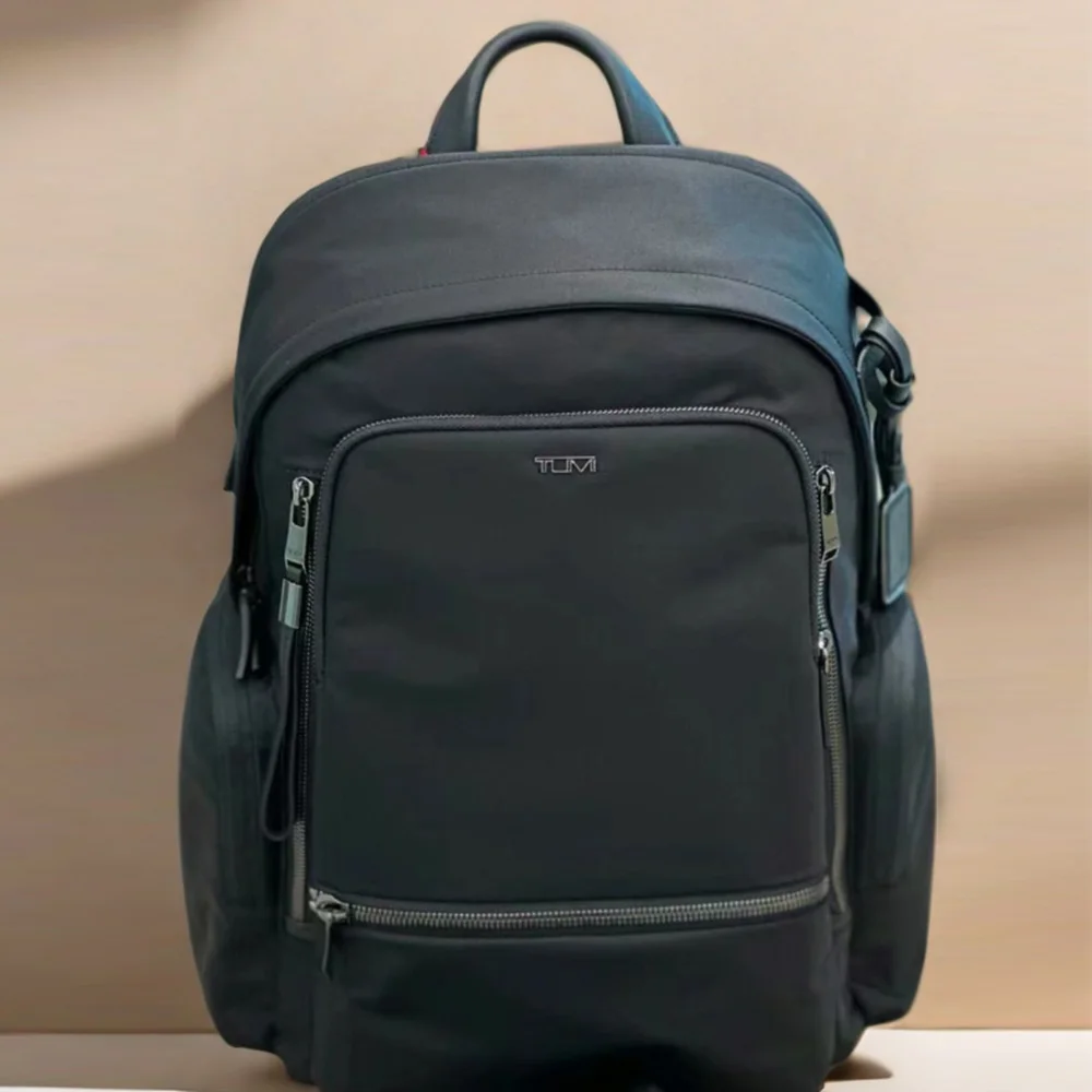 Ballistic Nylon Double Shoulder Bag, Large Capacity Business Fashion Backpack Casual Versatile Waterproof Computer Bag 
Ballistic Nylon Double Shoulder Bag, Large Capacity Business Fashion Backpack Casual Versatile Waterproof Computer Bag