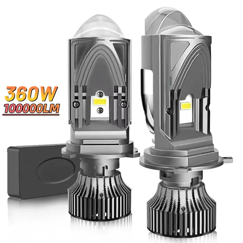 H4 LED Projector Mini Lens Auto Conversion High Beam Low Beam 100000Lux 6000K Turbo Fan Car Light Lamp H4 LED Headlight Bulb Kit
H4 LED Projector Mini Lens Auto Conversion High Beam Low Beam 100000Lux 6000K Turbo Fan Car Light Lamp H4 LED Headlight Bulb Kit