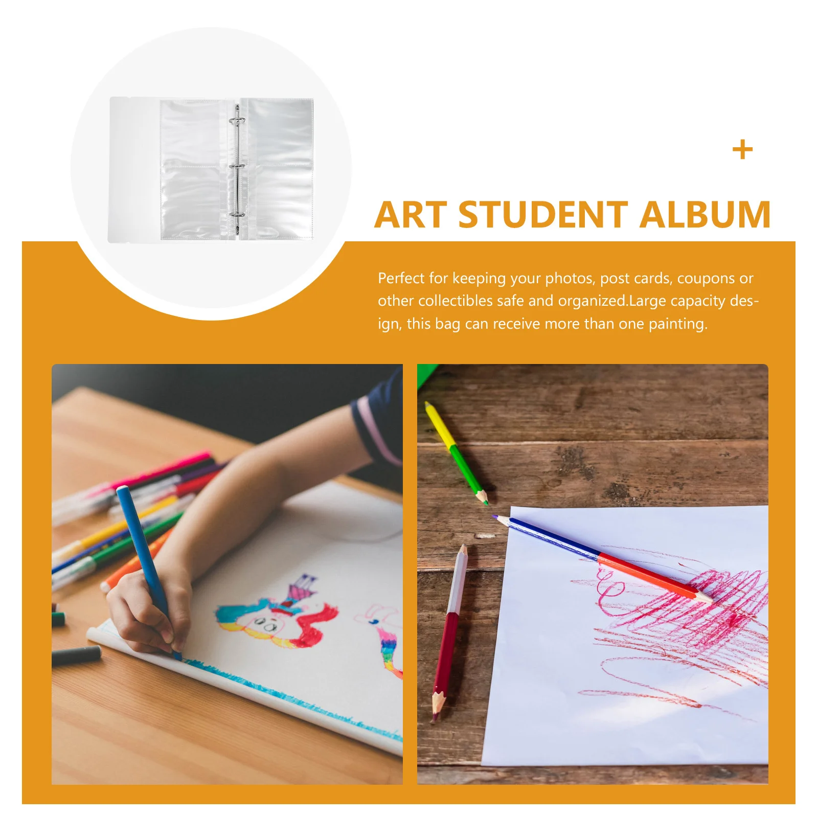 1 Set Oil Painting Album Photo Refills Portfolio Book For Artists Drawing Storage Pouch Large Capacity Loose-Leaf
1 Set Oil Painting Album Photo Refills Portfolio Book For Artists Drawing Storage Pouch Large Capacity Loose-Leaf