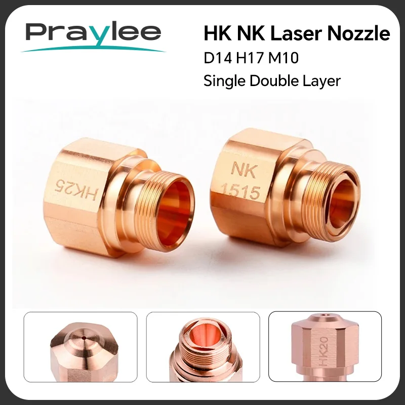 NK HK Laser Nozzles Single Double Layer D14 M10 H17 Laser Machine Nozzle WSX WBC-D/WBC-S Fiber Laser Cutting Nozzles
NK HK Laser Nozzles Single Double Layer D14 M10 H17 Laser Machine Nozzle WSX WBC-D/WBC-S Fiber Laser Cutting Nozzles