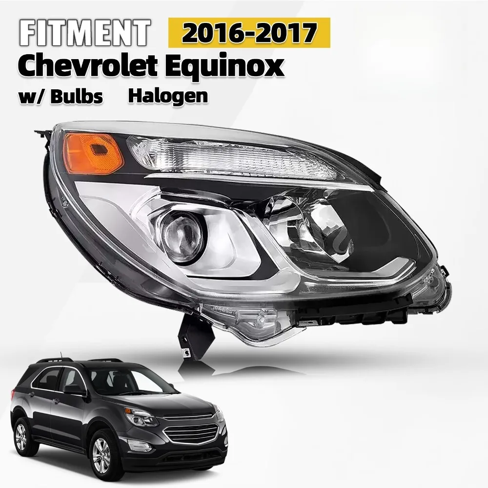 For 2016 2017 Chevrolet Equinox Halogen Headlight W/ Bulb Chrome Right Passenger
For 2016 2017 Chevrolet Equinox Halogen Headlight W/ Bulb Chrome Right Passenger