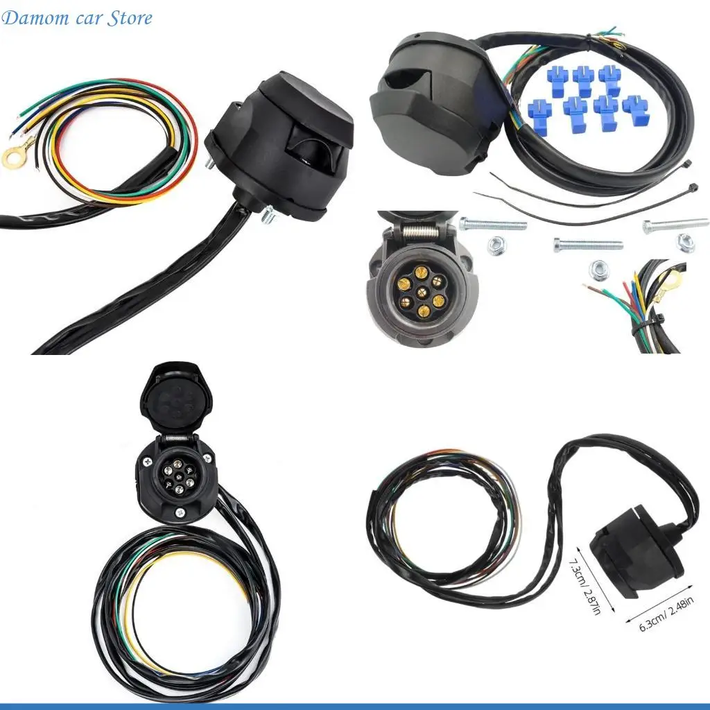 A2UC High Compatibility 7 -контактный прицепный кабель Гибкая пружинная конструкция для плавного соединения в различных погодных
A2UC High Compatibility 7 -контактный прицепный кабель Гибкая пружинная конструкция для плавного соединения в различных погодных