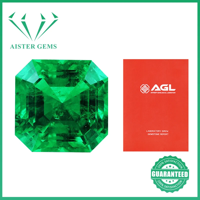 Top Hydrothermal Asscher Cut Lab Grown Emerald Loose Gemstones Synthetic Columbia Emerald Stone Diamond With AGL Certificate
Top Hydrothermal Asscher Cut Lab Grown Emerald Loose Gemstones Synthetic Columbia Emerald Stone Diamond With AGL Certificate