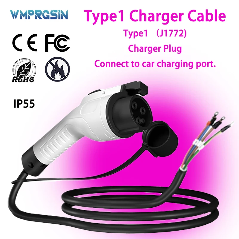 EVcharger 3.5KW 7KW 11KW 22KW Type1 EV Charging Cable Type 2 Female To Open Wire For Electric Vehicle Charger Station
EVcharger 3.5KW 7KW 11KW 22KW Type1 EV Charging Cable Type 2 Female To Open Wire For Electric Vehicle Charger Station