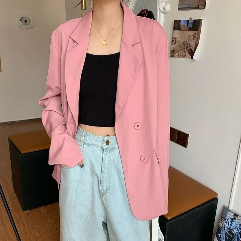 2023 Casual Blazer Coat Jacket Women Autumn All-match Long Sleeve Solid Color Femme Suit Veste Casual Streetwear Women Clothes
2023 Casual Blazer Coat Jacket Women Autumn All-match Long Sleeve Solid Color Femme Suit Veste Casual Streetwear Women Clothes