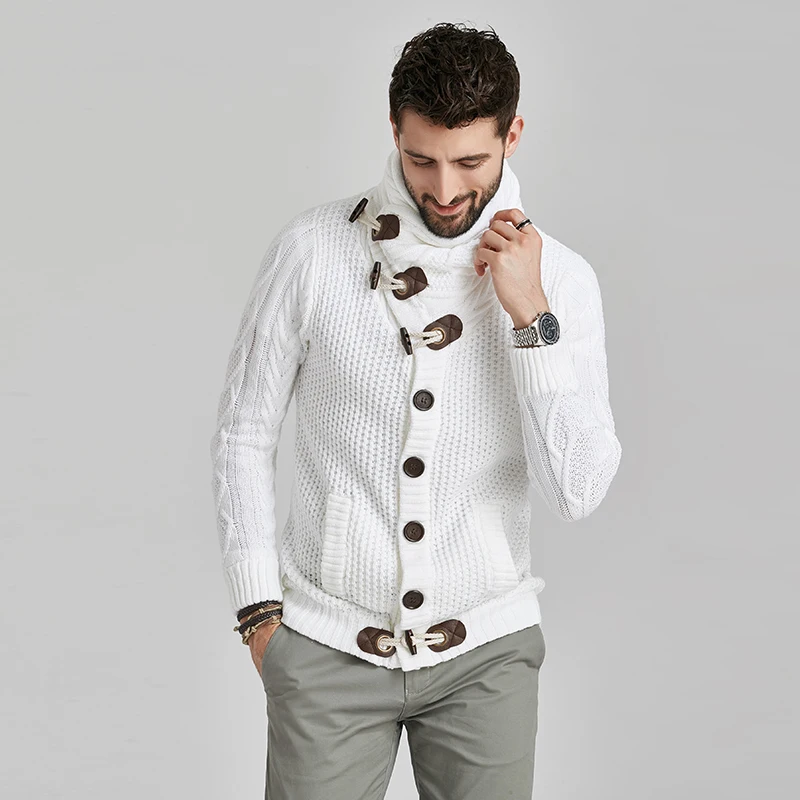 Autumn and Winter New Popular High Collar Multi dressing Sweater Half High Collar Knitted Cardigan Warm Button Knit Shirt
Autumn and Winter New Popular High Collar Multi dressing Sweater Half High Collar Knitted Cardigan Warm Button Knit Shirt