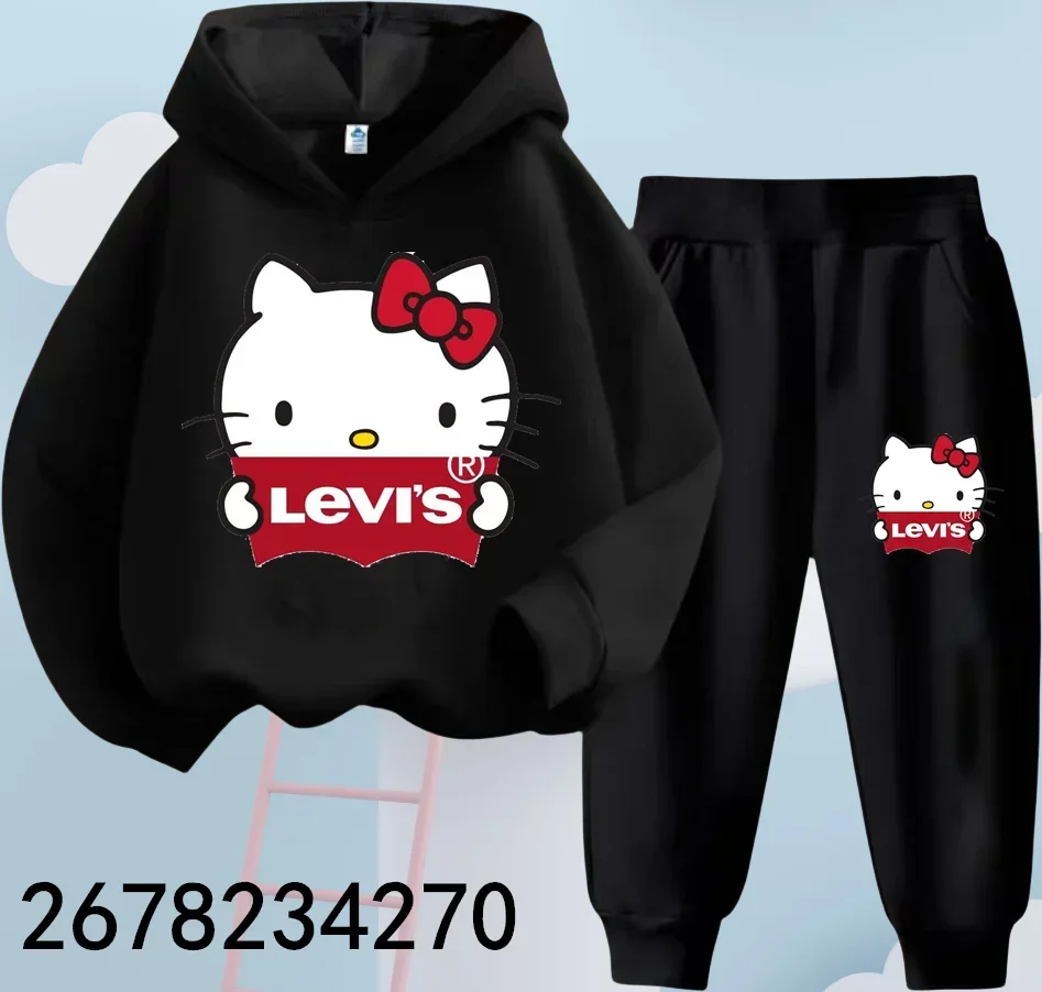 Толстовка с капюшоном Hello Kitty, детский комплект одежды, детская одежда, одежда для девочек, топы и брюки, костюмы, костюмы с искусственным портом, толстовки, свитер
Толстовка с капюшоном Hello Kitty, детский комплект одежды, детская одежда, одежда для девочек, топы и брюки, костюмы, костюмы с искусственным портом, толстовки, свитер