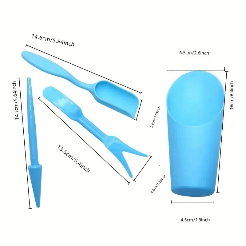 5pcs/set, Plastic Durable Bucket Shovel Potted Cultivation Cylinder MeatPlant Soil Shovel Garden Tools Mini Garden Planting Tool
5pcs/set, Plastic Durable Bucket Shovel Potted Cultivation Cylinder MeatPlant Soil Shovel Garden Tools Mini Garden Planting Tool